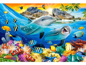 Puzzle Delfiny W Tropikach Castorland 1000el - image 2